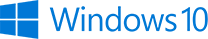 logo windows10 blue
